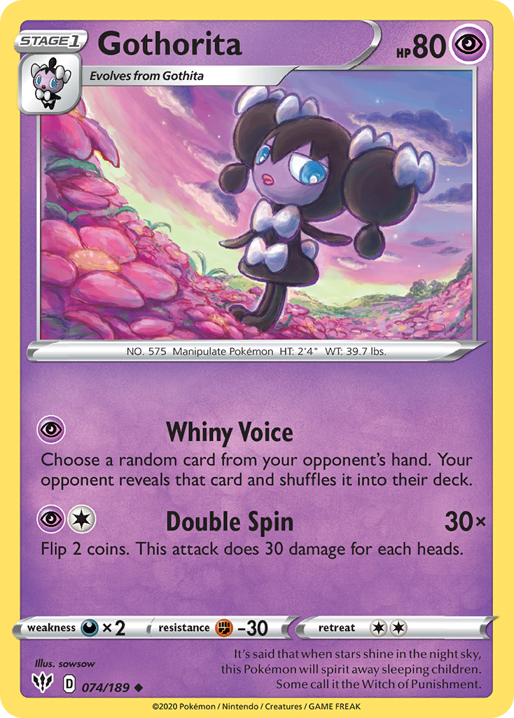 Gothorita (074/189) [Sword & Shield: Darkness Ablaze] - The Mythic Store | 24h Order Processing