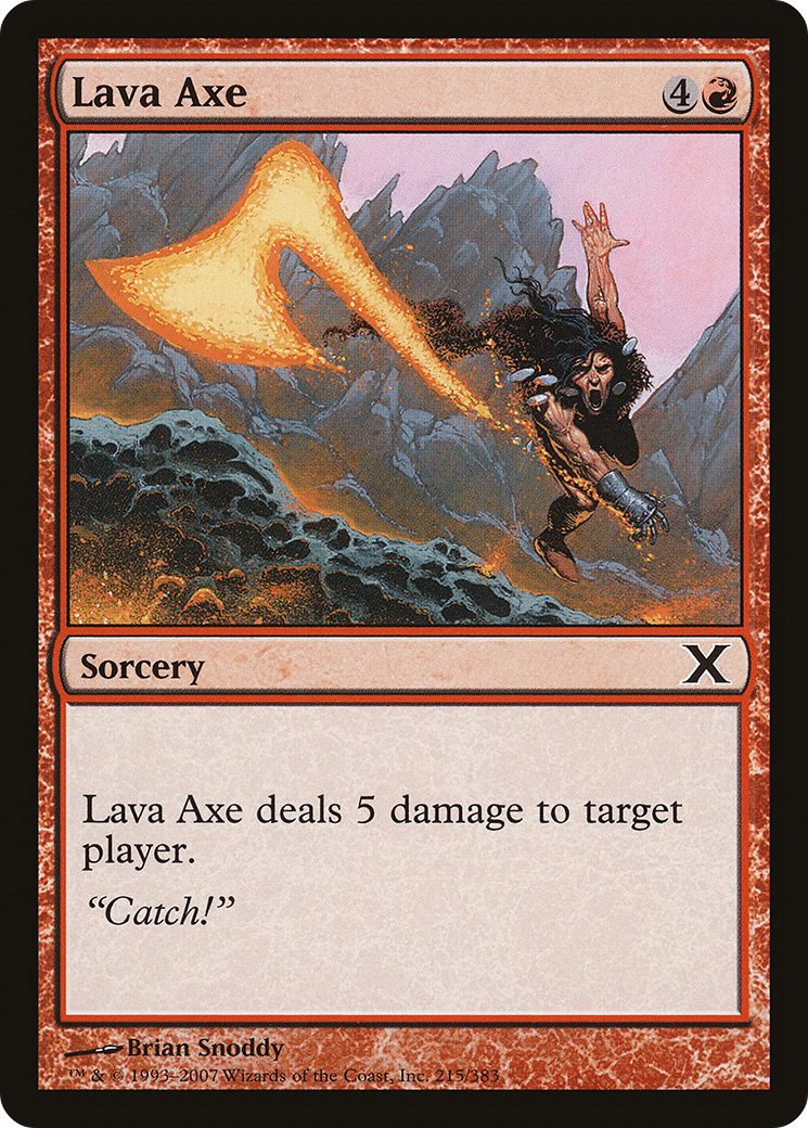 Lava Axe [Tenth Edition] - The Mythic Store | 24h Order Processing