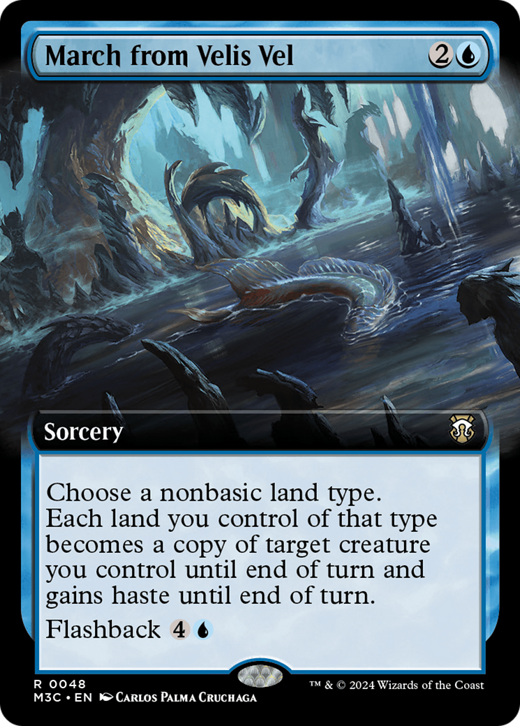 March from Velis Vel (Extended Art) (Ripple Foil) [Modern Horizons 3 Commander] - The Mythic Store | 24h Order Processing