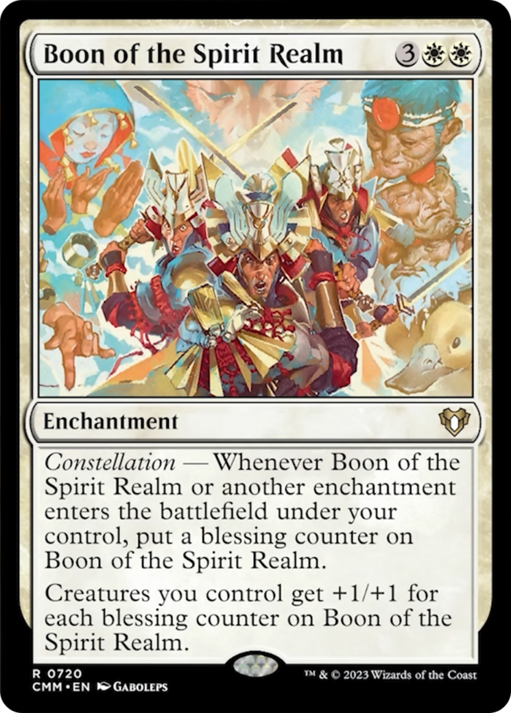 Boon of the Spirit Realm [Commander Masters] - The Mythic Store | 24h Order Processing