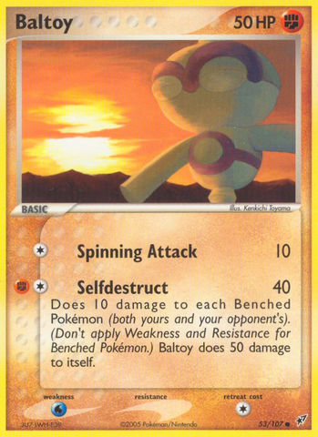 Baltoy (53/107) [EX: Deoxys] - The Mythic Store | 24h Order Processing
