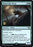 Balustrade Wurm [Duskmourn: House of Horror Prerelease Promos] - The Mythic Store | 24h Order Processing