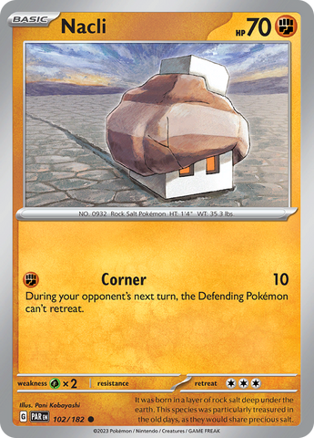 Nacli (102/182) [Scarlet & Violet: Paradox Rift] - The Mythic Store | 24h Order Processing