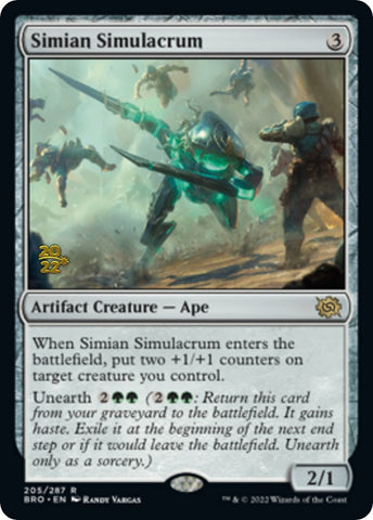 Simian Simulacrum [The Brothers' War Prerelease Promos] - The Mythic Store | 24h Order Processing