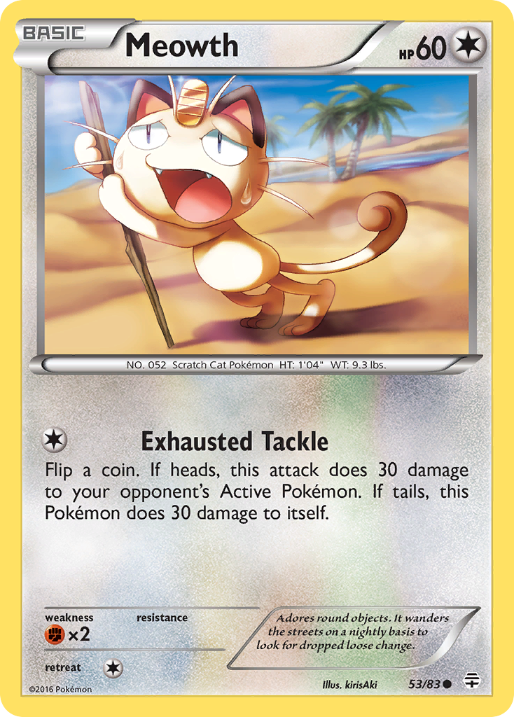 Meowth (53/83) [XY: Generations] - The Mythic Store | 24h Order Processing
