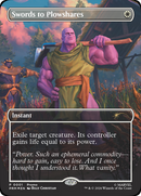Swords to Plowshares (Borderless) (Magazine Insert) [Media Promos] - The Mythic Store | 24h Order Processing