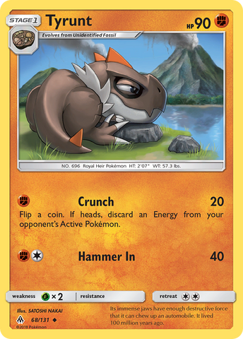 Tyrunt (68/131) [Sun & Moon: Forbidden Light] - The Mythic Store | 24h Order Processing