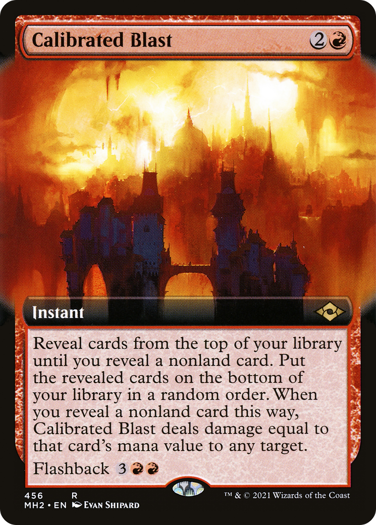 Calibrated Blast (Extended Art) [Modern Horizons 2] - The Mythic Store | 24h Order Processing