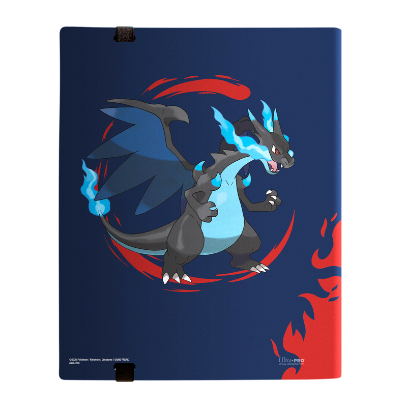 Pokemon 9-Pocket PRO Binder - Mega Charizard X & Mega Charizard Y