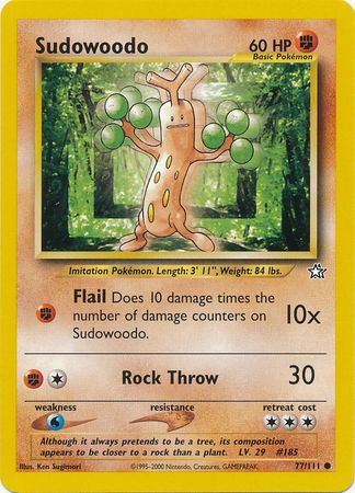 Sudowoodo (77/111) [Neo Genesis Unlimited] - The Mythic Store | 24h Order Processing
