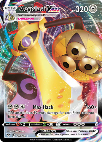 Aegislash VMAX (127/185) [Sword & Shield: Vivid Voltage] - The Mythic Store | 24h Order Processing
