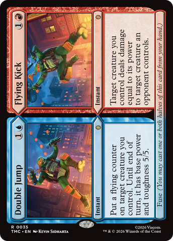 Double Jump // Flying Kick [Teenage Mutant Ninja Turtles Commander] - The Mythic Store | 24h Order Processing