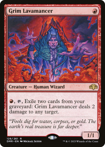 Grim Lavamancer [Dominaria Remastered] - The Mythic Store | 24h Order Processing