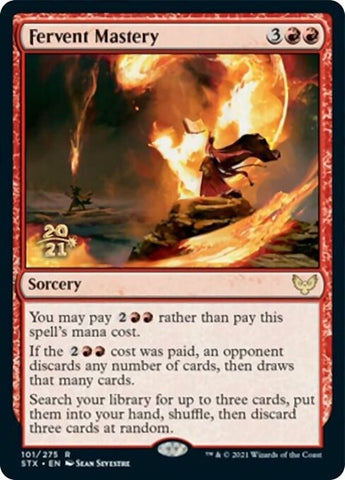 Fervent Mastery [Strixhaven: School of Mages Prerelease Promos] - The Mythic Store | 24h Order Processing