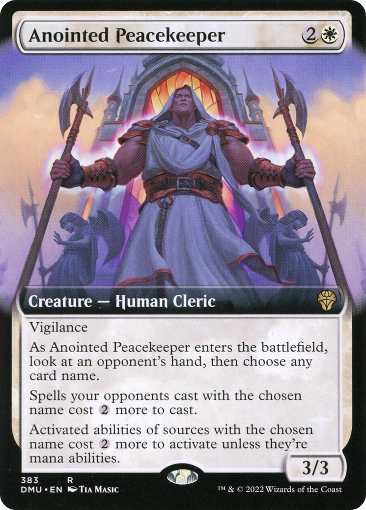 Anointed Peacekeeper (Extended Art) [Dominaria United] - The Mythic Store | 24h Order Processing
