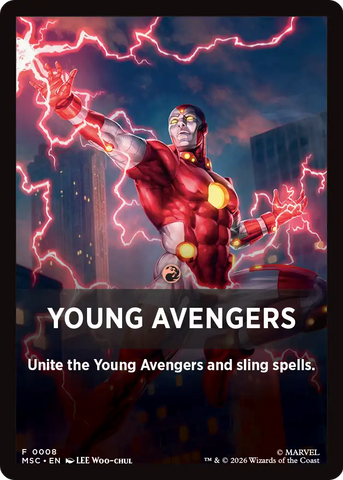 Young Avengers Theme Card (0008) [Marvel Super Heroes Commander] - The Mythic Store | 24h Order Processing