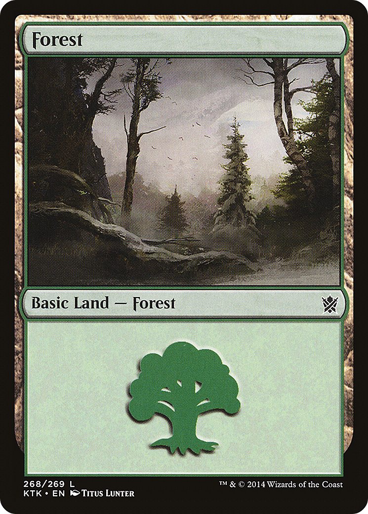 Forest (268) [Khans of Tarkir] - The Mythic Store | 24h Order Processing