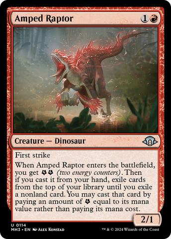 Amped Raptor [Modern Horizons 3] - The Mythic Store | 24h Order Processing
