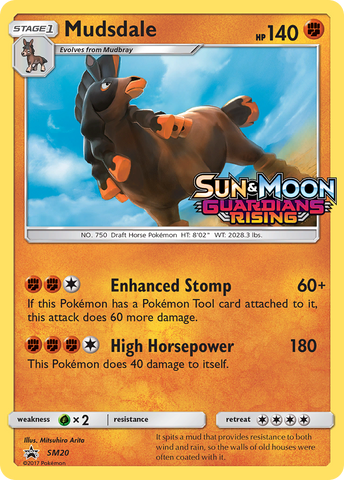 Mudsdale (SM20) [Sun & Moon: Black Star Promos] - The Mythic Store | 24h Order Processing