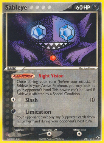 Sableye (23/107) [EX: Deoxys] - The Mythic Store | 24h Order Processing