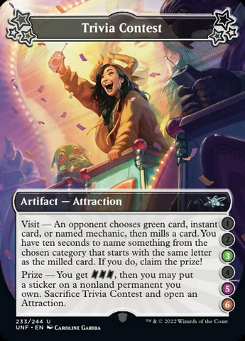 Trivia Contest (3-5-6) [Unfinity] - The Mythic Store | 24h Order Processing