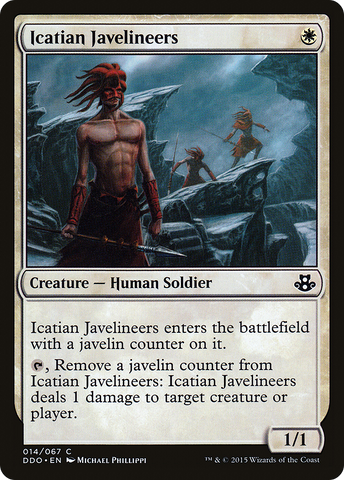 Icatian Javelineers [Duel Decks: Elspeth vs. Kiora] - The Mythic Store | 24h Order Processing