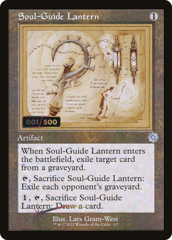 Soul-Guide Lantern (Retro Schematic) (Serialized) [The Brothers' War Retro Artifacts] - The Mythic Store | 24h Order Processing