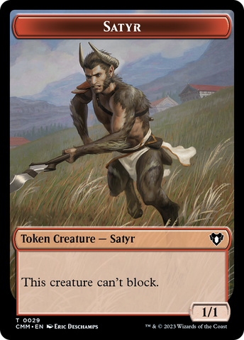 Satyr Token [Commander Masters Tokens] - The Mythic Store | 24h Order Processing