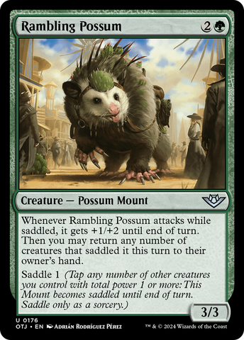 Rambling Possum [Outlaws of Thunder Junction] - The Mythic Store | 24h Order Processing