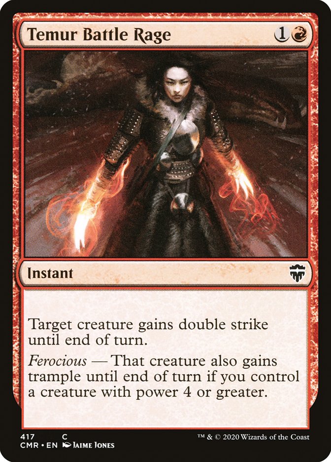 Temur Battle Rage [Commander Legends] - The Mythic Store | 24h Order Processing