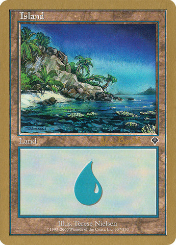 Island (ab337) (Alex Borteh) [World Championship Decks 2001] - The Mythic Store | 24h Order Processing