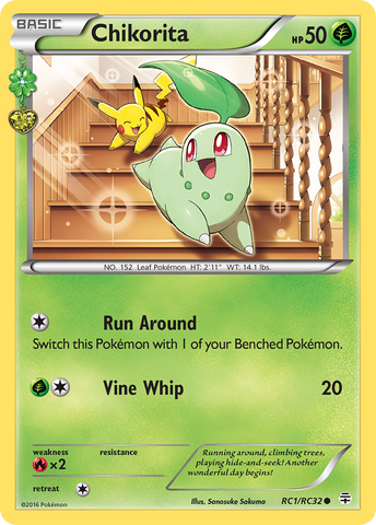 Chikorita (RC1/RC32) [XY: Generations] - The Mythic Store | 24h Order Processing