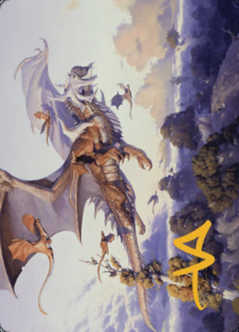Rith, Liberated Primeval Art Card (Gold-Stamped Signature) [Dominaria United Art Series] - The Mythic Store | 24h Order Processing