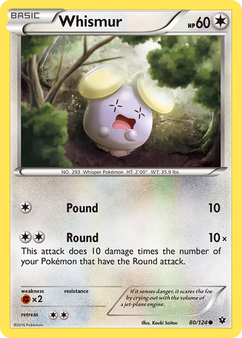 Whismur (80/124) [XY: Fates Collide] - The Mythic Store | 24h Order Processing