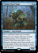 Twenty-Toed Toad [The List] - The Mythic Store | 24h Order Processing