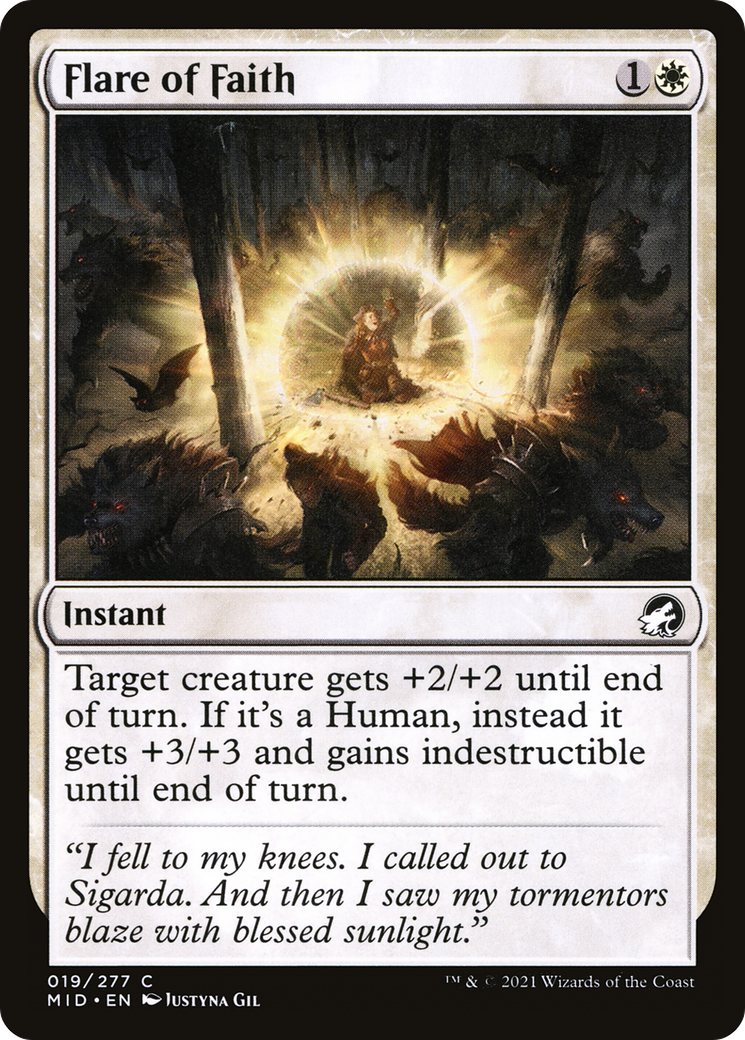 Flare of Faith [Innistrad: Midnight Hunt] - The Mythic Store | 24h Order Processing