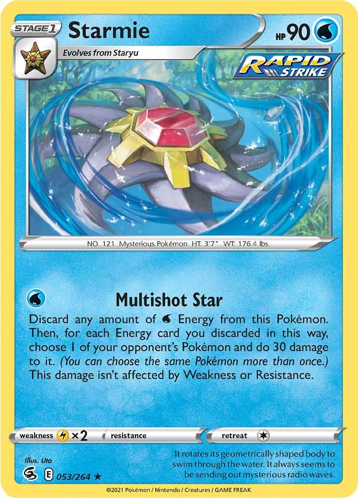 Starmie (053/264) [Sword & Shield: Fusion Strike] - The Mythic Store | 24h Order Processing