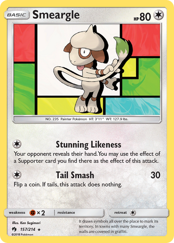 Smeargle (157/214) [Sun & Moon: Lost Thunder] - The Mythic Store | 24h Order Processing