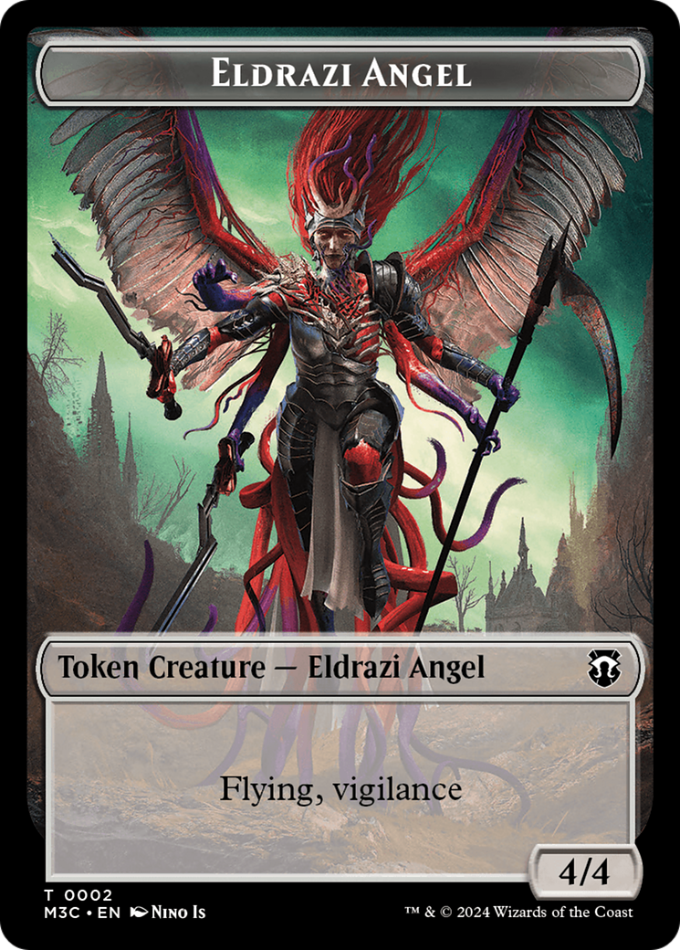 Eldrazi Angel // Copy Double-Sided Token [Modern Horizons 3 Commander Tokens] - The Mythic Store | 24h Order Processing