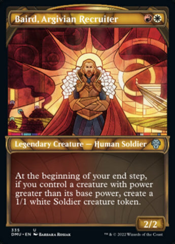 Baird, Argivian Recruiter (Showcase Textured) [Dominaria United] - The Mythic Store | 24h Order Processing