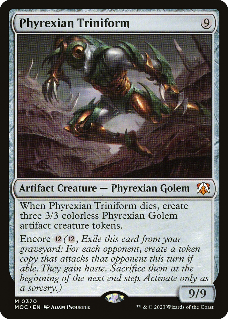 Phyrexian Triniform [March of the Machine Commander] - The Mythic Store | 24h Order Processing