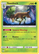 Sawsbuck (16/236) (Prerelease Kit Exclusive) (Theme Deck Exclusive) [Sun & Moon: Cosmic Eclipse] - The Mythic Store | 24h Order Processing