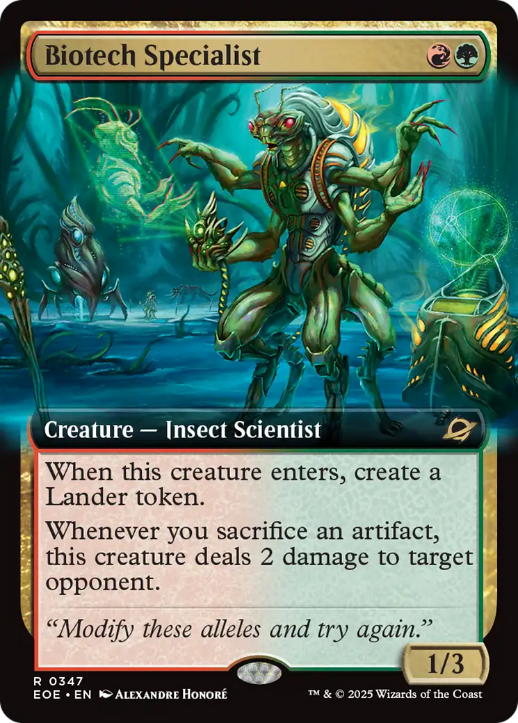 Biotech Specialist (Extended Art) [Edge of Eternities] - The Mythic Store | 24h Order Processing