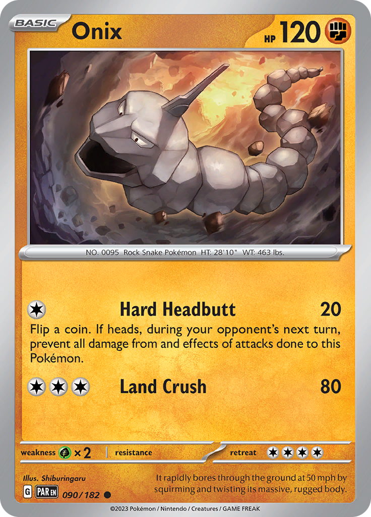 Onix (090/182) [Scarlet & Violet: Paradox Rift] - The Mythic Store | 24h Order Processing