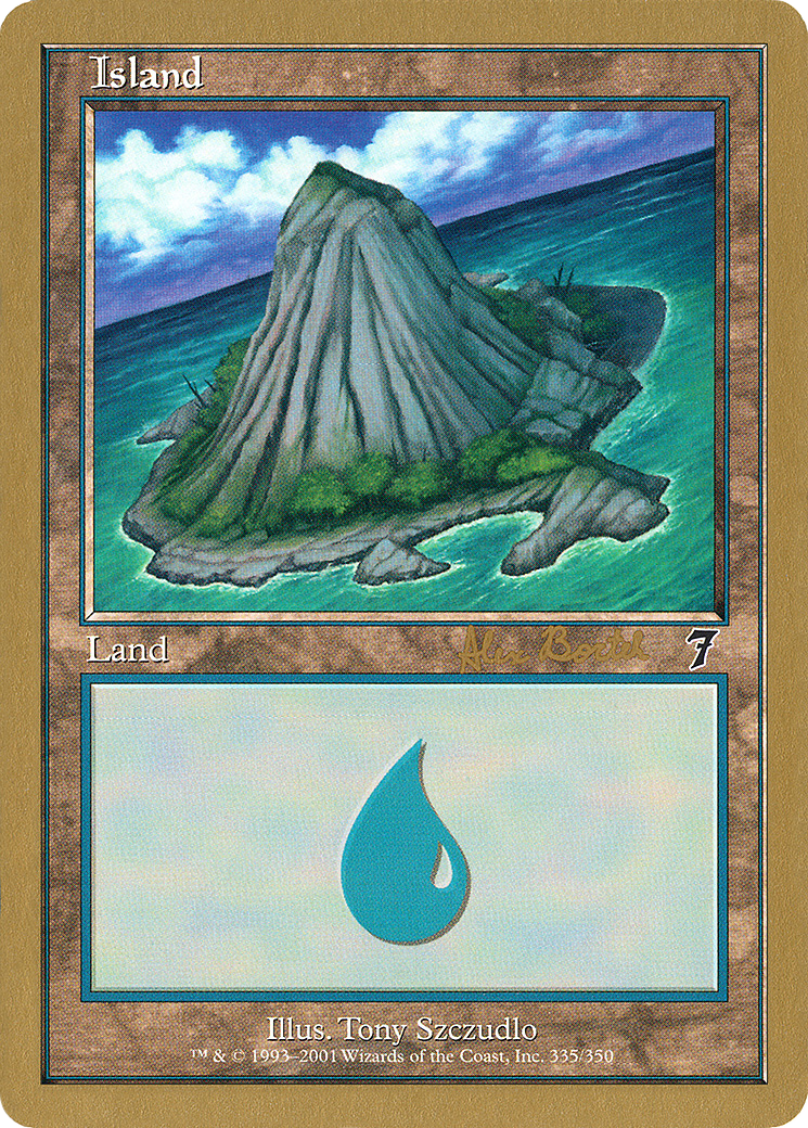 Island (ab335b) (Alex Borteh) [World Championship Decks 2001] - The Mythic Store | 24h Order Processing