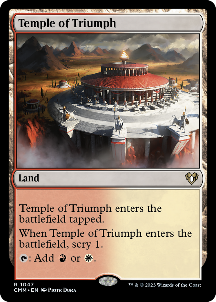 Temple of Triumph [Commander Masters] - The Mythic Store | 24h Order Processing