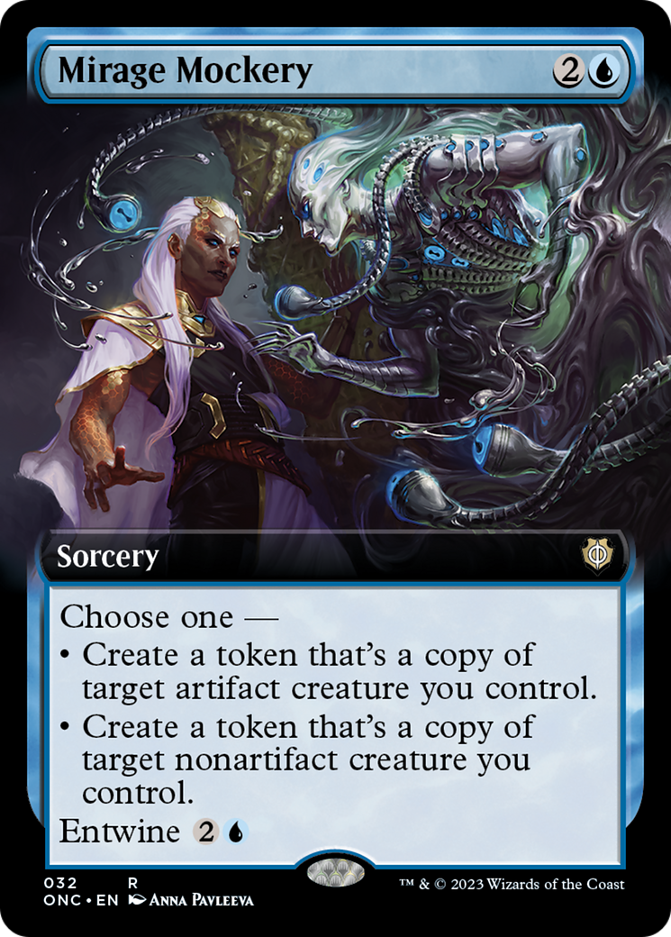 Mirage Mockery (Extended Art) [Phyrexia: All Will Be One Commander] - The Mythic Store | 24h Order Processing
