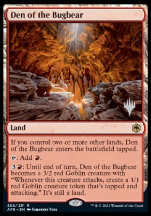 Den of the Bugbear (Promo Pack) [Dungeons & Dragons: Adventures in the Forgotten Realms Promos] - The Mythic Store | 24h Order Processing
