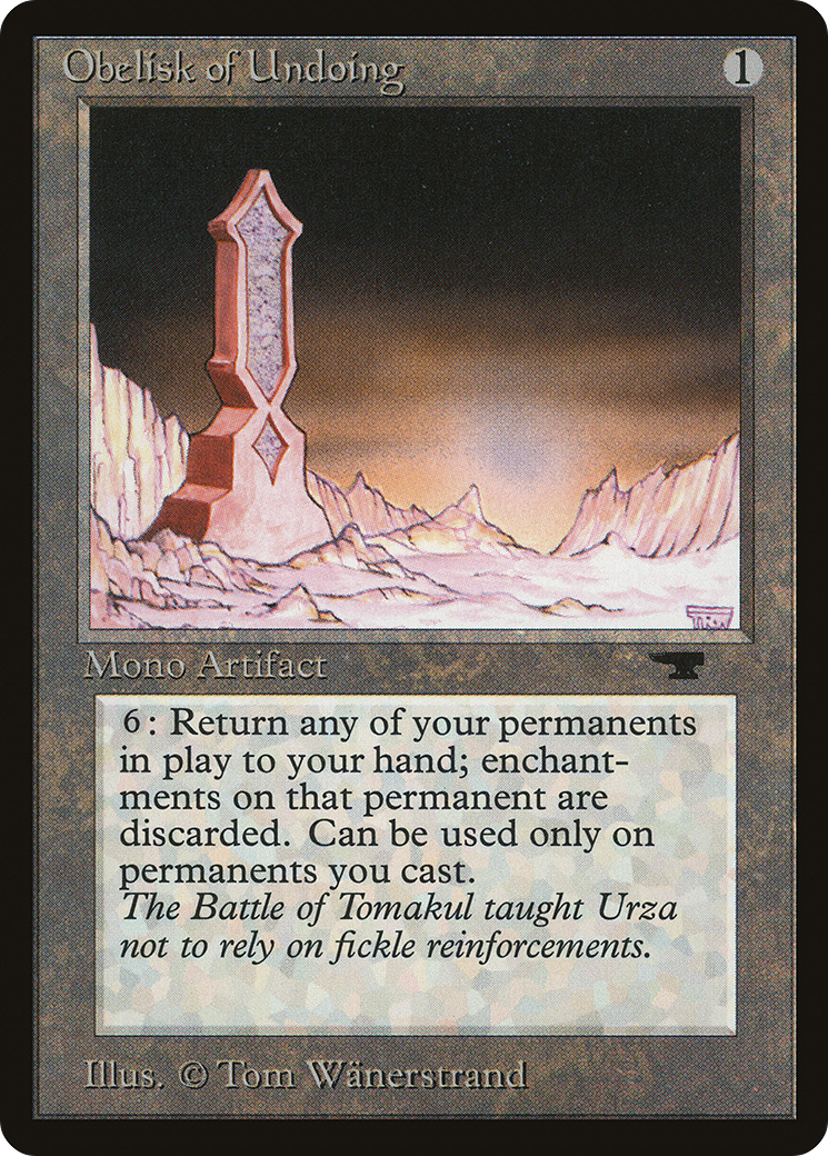 Obelisk of Undoing [Antiquities] - The Mythic Store | 24h Order Processing