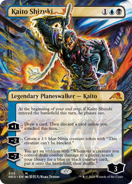 Kaito Shizuki (Borderless) [Kamigawa: Neon Dynasty] - The Mythic Store | 24h Order Processing